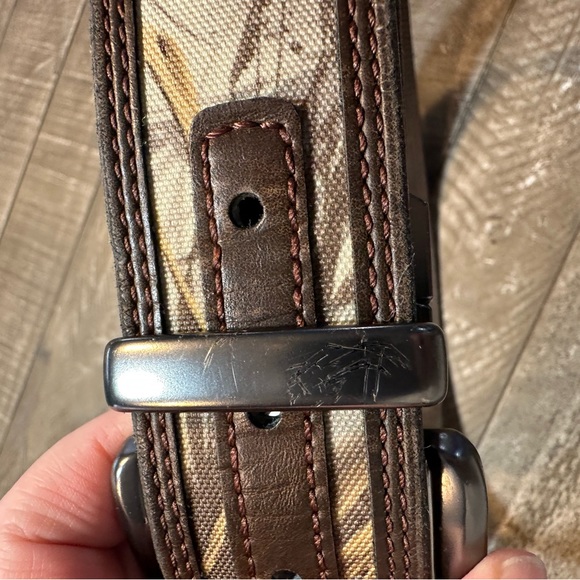 "New Real Tree Camo and Brown Belt - 40 Inches - Never Worn" - Picture 10 of 12